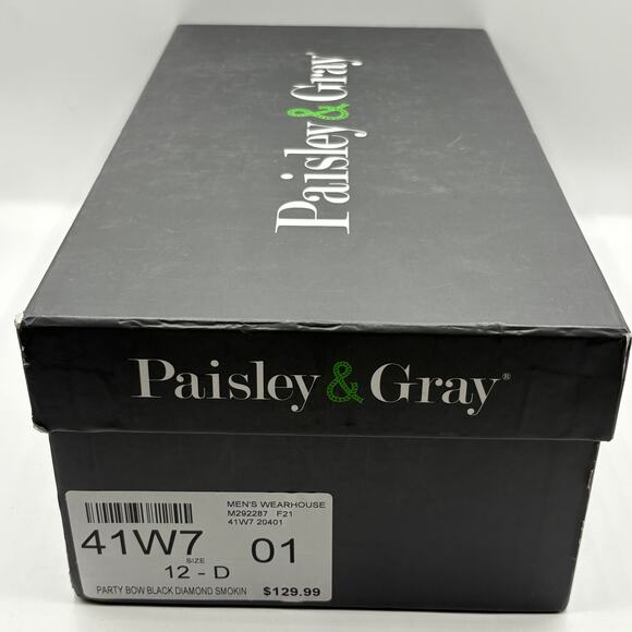 PAISLEY & GRAY Party Bow Velvet Spackle Formal Loafers Navy Blue Sz 12 - Picture 12 of 12